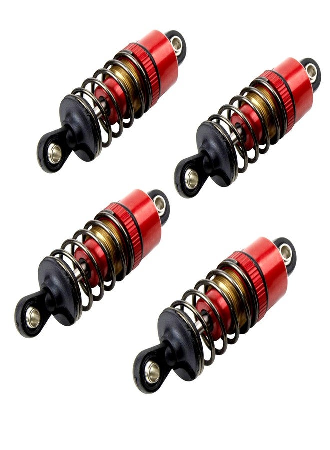 طقم ممتص صدمات زيتي HOBOHY 55mm RC لسيارات تامييا TT01 TT02 M05 TA05 1/10 RC قطع غيار ترقية الهيكل (أحمر) - Image 5